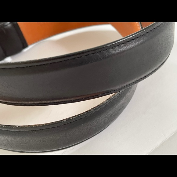 COACH glove leather belt with brass buckle - Picture 3 of 7